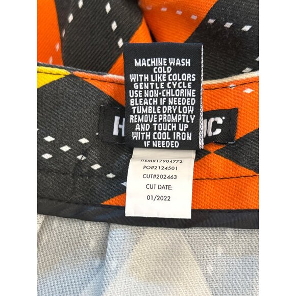 Hot Topic Retro Harlequin Pleated A-Line Bold Argyle Skirt Large Academia - Picture 4 of 4